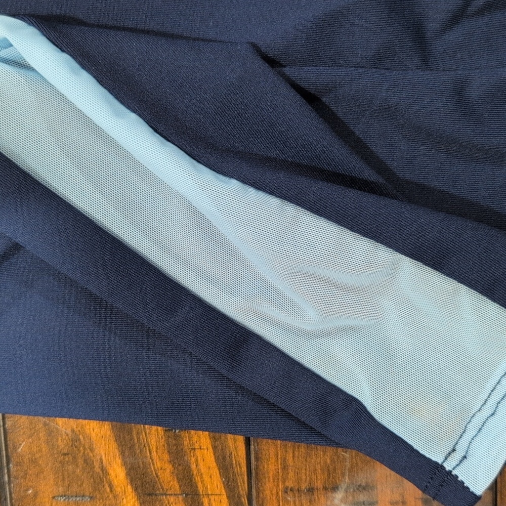 Foray Golf Mesh Inset Polo Long Sleeve - Picture 6 of 10